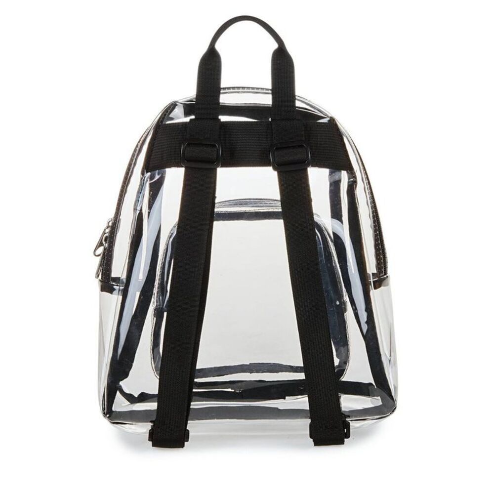 Open Box - JanSport -  Clear Mini Shoulder Bag - Black Black - Picture 2 of 4